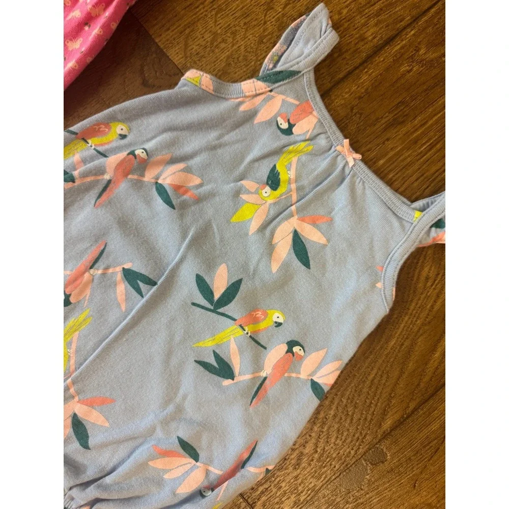 Carters Baby Girl Clothes Lot 3‎ Months Rompers Outfits Summer Shorts One Pieces